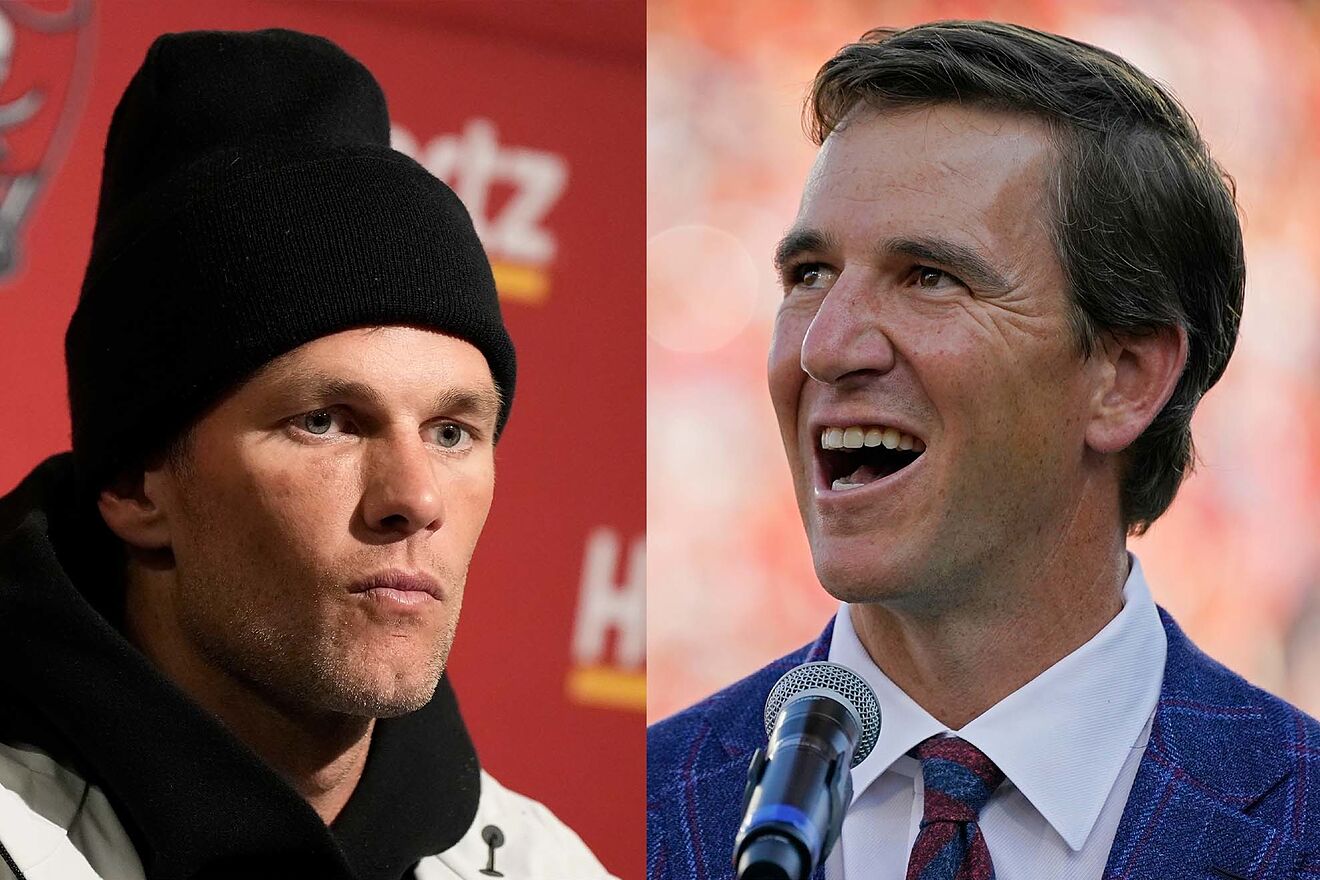 Tom Brady still hasn't managed to shake off his rivalry with Eli...