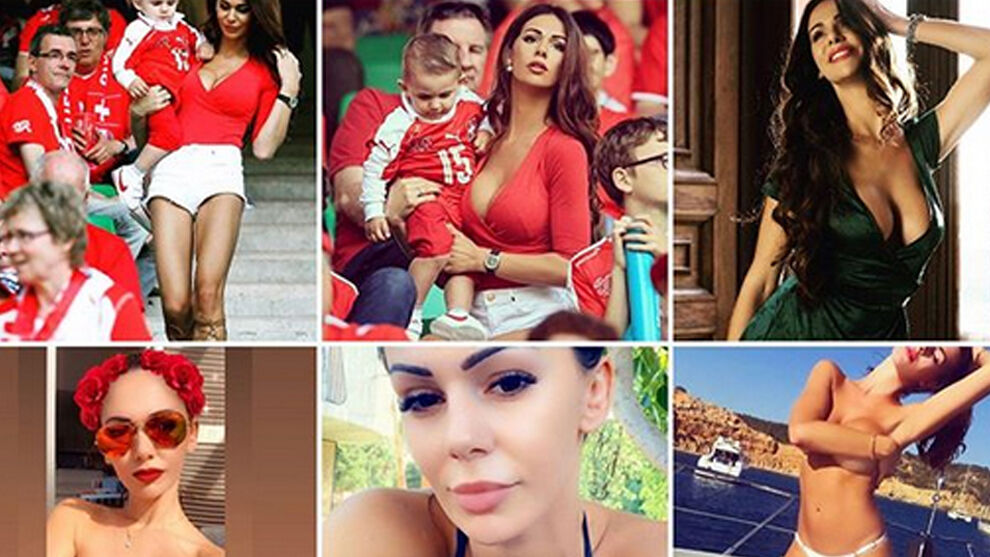 Erjona Sulejmani, la ex mujer del futbolista Blerim Dzemaili...
