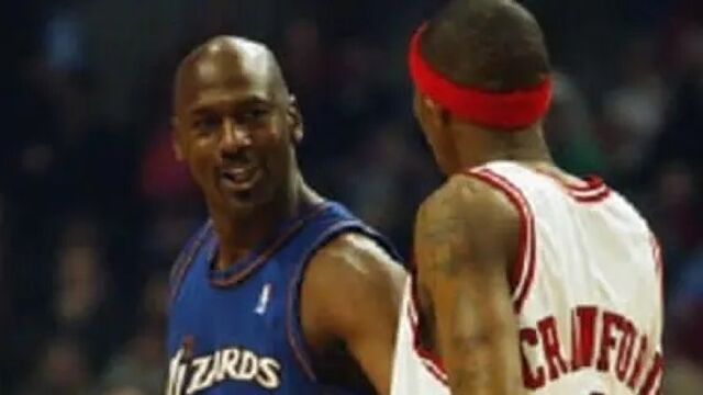 Michael Jordan and Jamal Crawford
