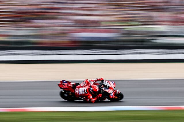 Marc M�rquez durante la carrera al 'sprint' en la Rep�blica Checa.