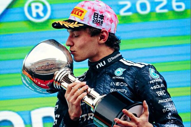 Antonelli (19) celebra su segunda victoria consecutiva en la F�rmula 1