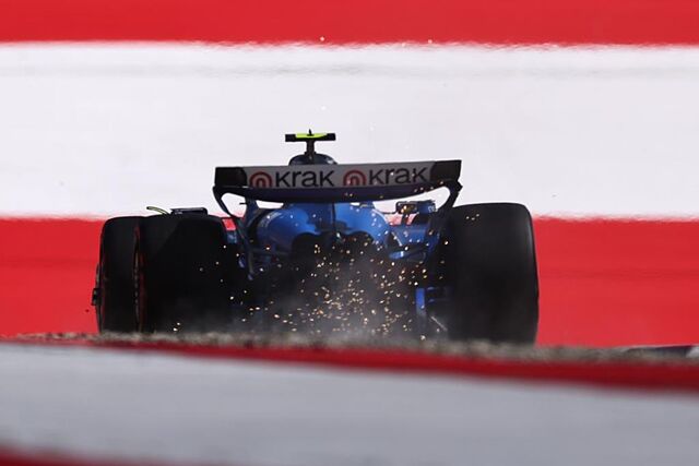 Carlos Sainz en la sesi�n de clasificaci�n del GP de Austria.