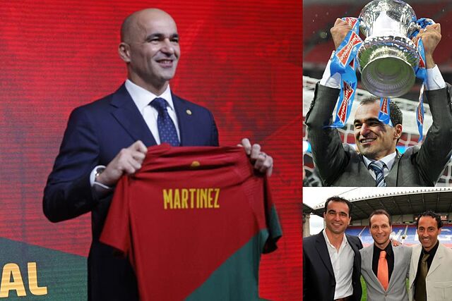 Roberto Mart�nez, en diferentes etapas de su vida.