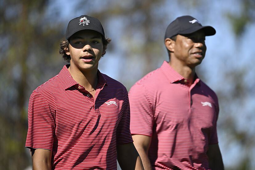 Tiger Woods defends his son Charlie from critics: He's only 15 | Marca