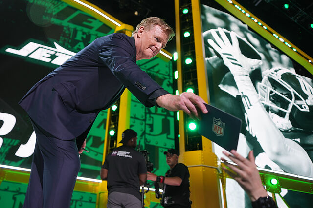 Roger Goodell at the NFL Draft