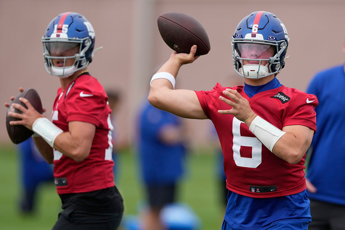 Brian Daboll dashes Jaxson Dart's Giants hopes with telling Russell Wilson hint