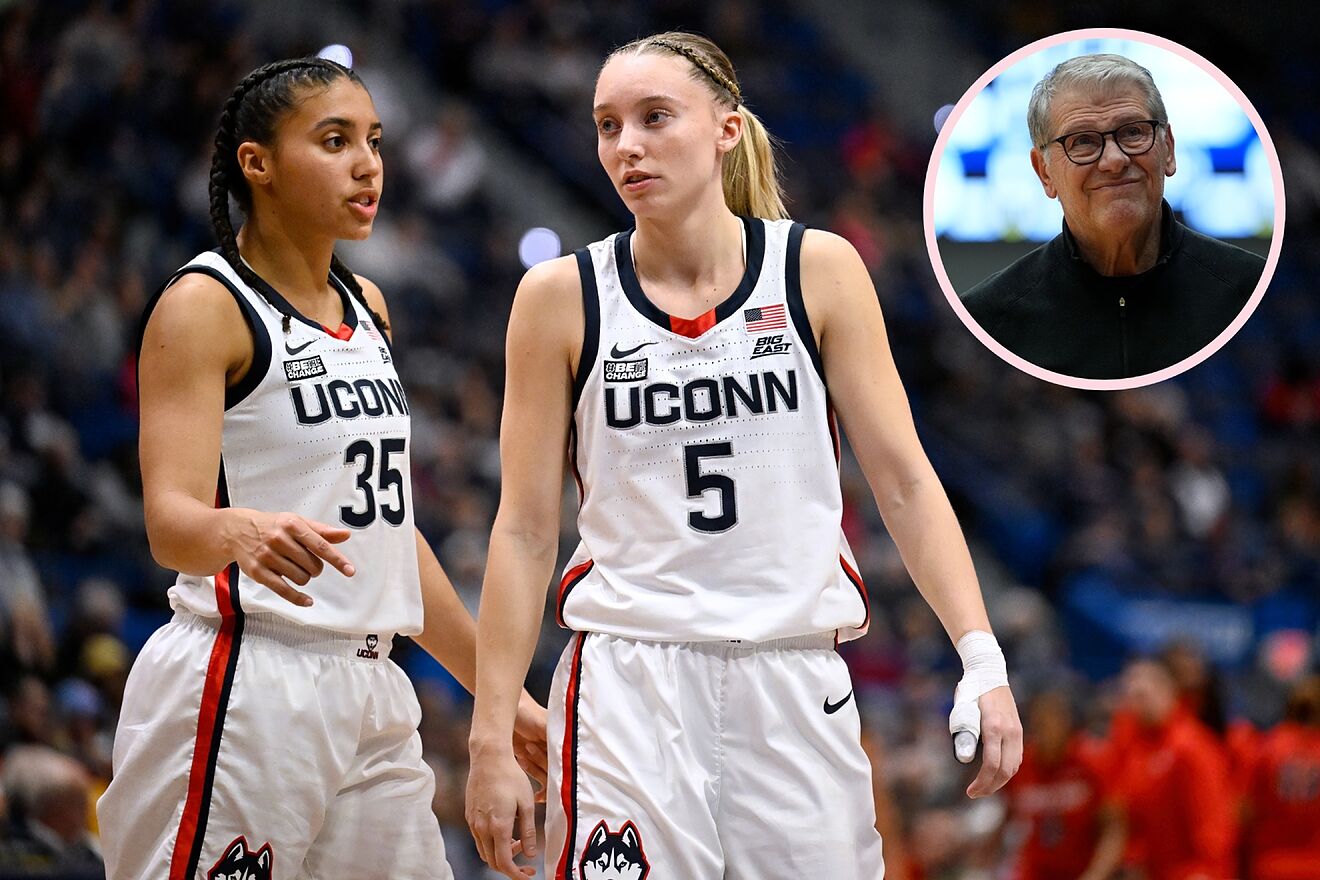 Geno Auriemma's game with Azzi Fudd Sparks awkward moment with Paige...