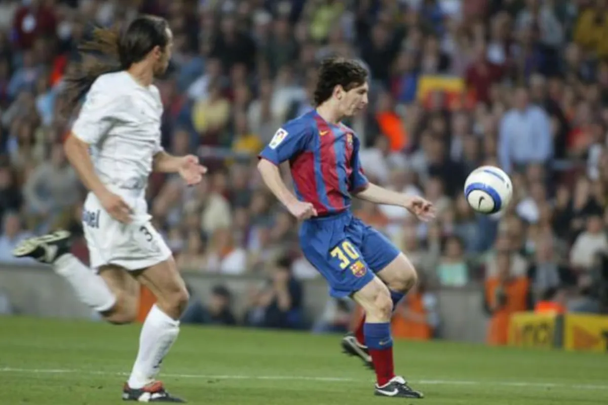 Barcelona posted a video of Lionel Messi first professional goal and fans loved it