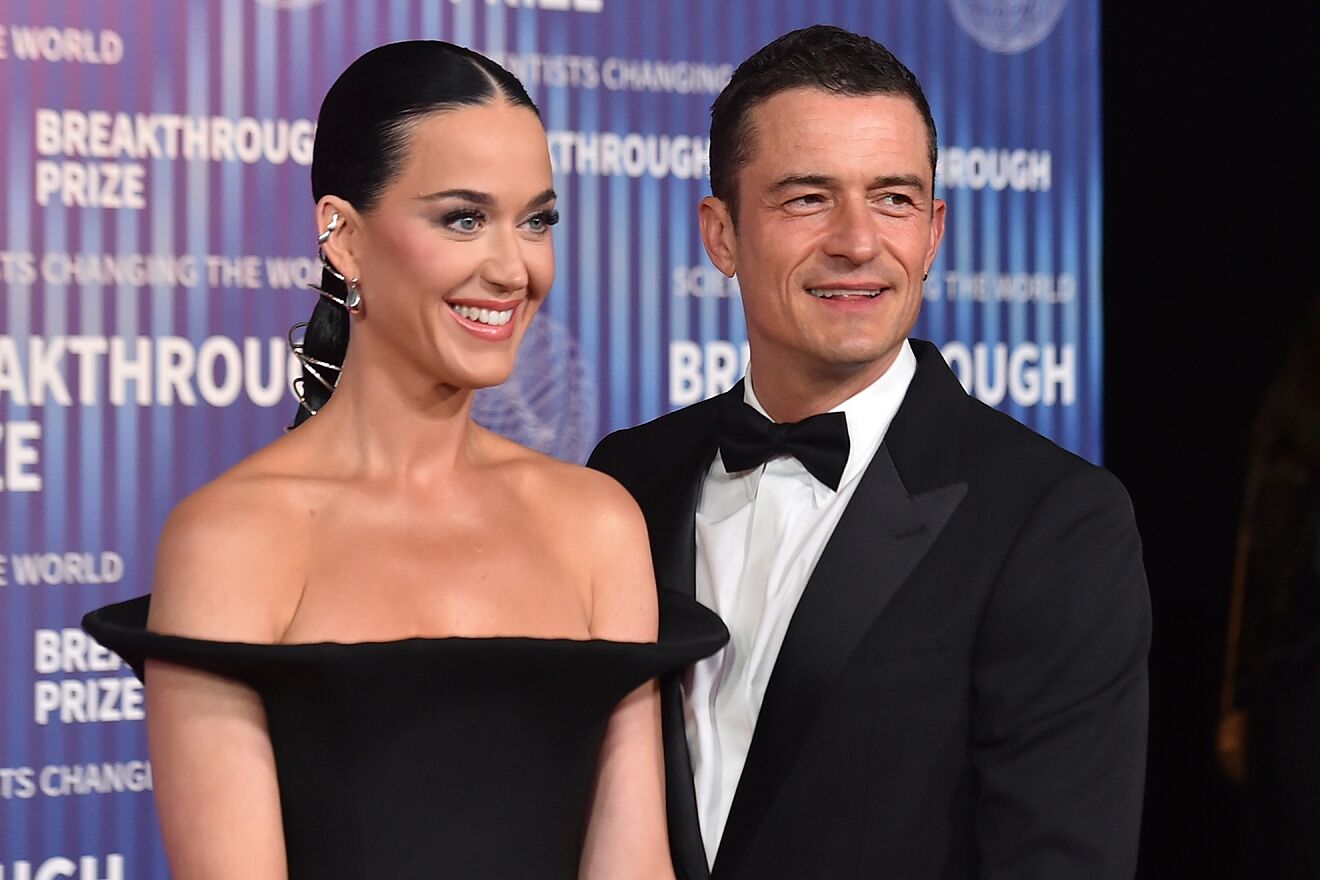 Katy Perry, left, and Orlando Bloom arrive at the tenth Breakthrough...
