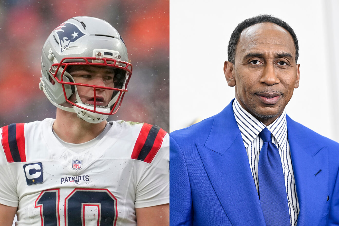 Stephen A. Smith predicts that Drake Maye and the Patriots will not...