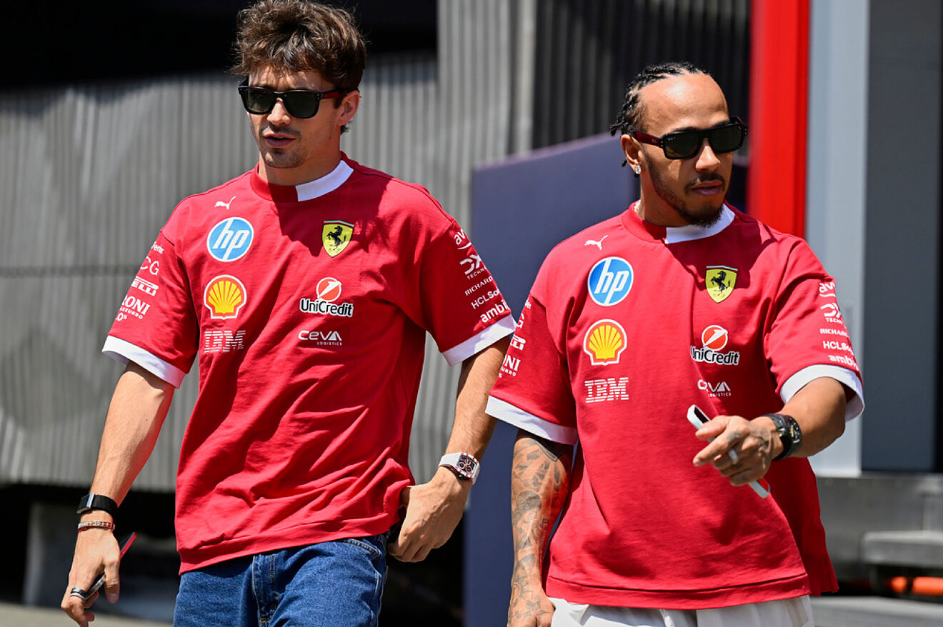 Charles Leclerc and Lewis Hamilton are taking their F1 rivalry... to...