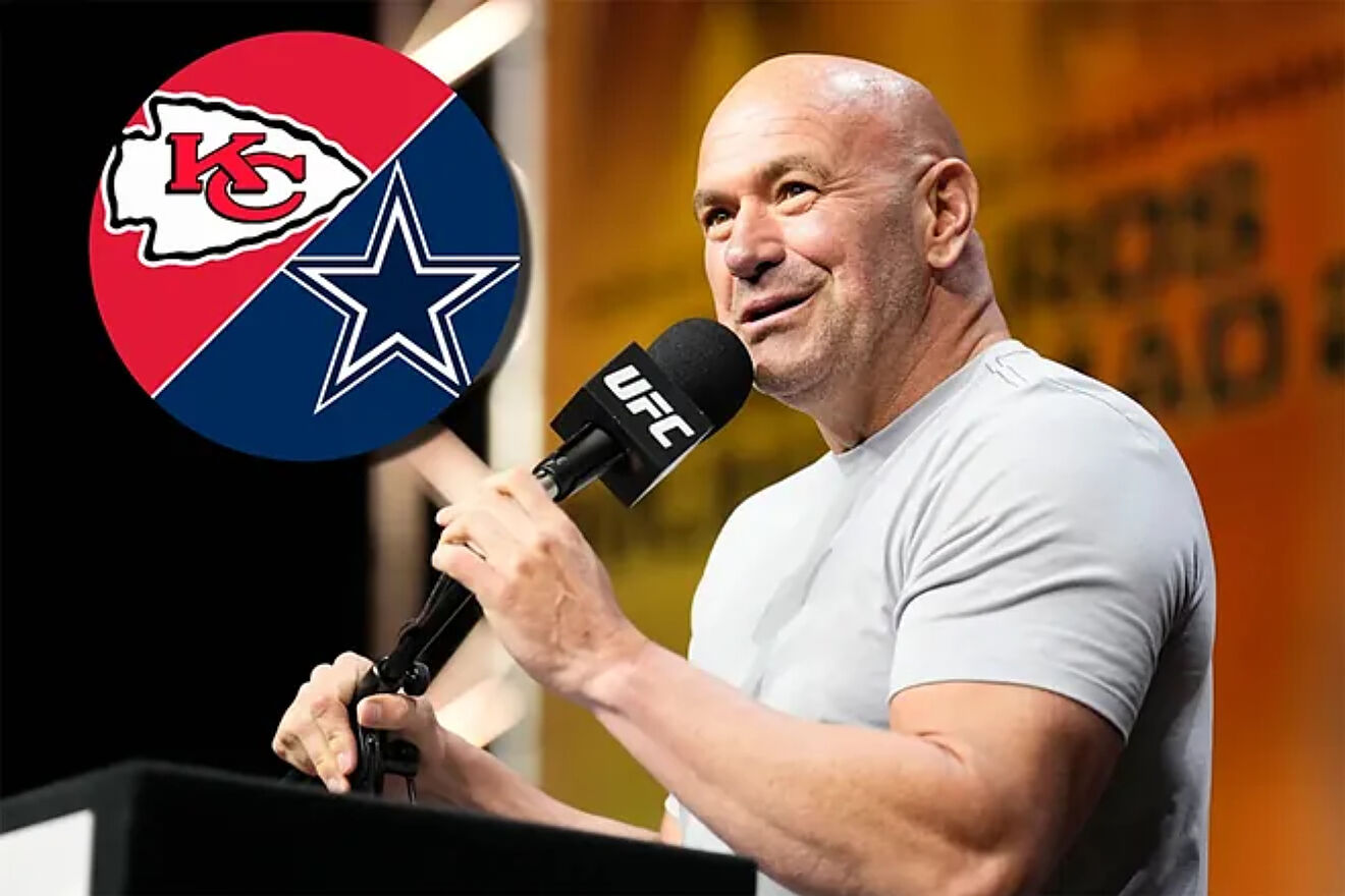 Dana White and his important announcement at the Chiefs vs Cowboys...
