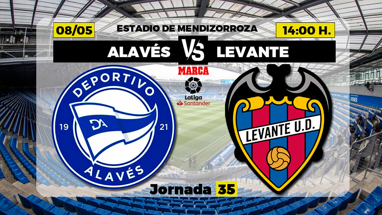 La Liga Santander: Alavés - Levante: Horario y dónde ver en TV hoy el ...