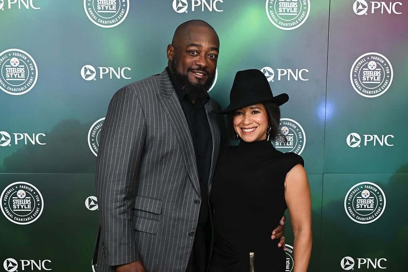 Mike Tomlin and Kiya Tomlin