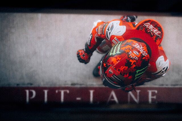 Pecco Bagnaia en el GP de Indonesia.