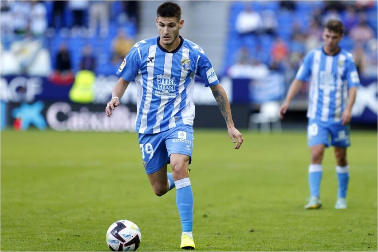 Guti�rrez, en su etapa con el M�laga.