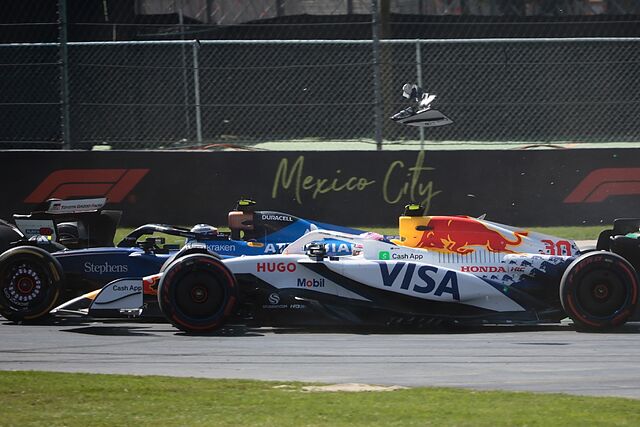 Liam Lawson durante el GP de M�xico.