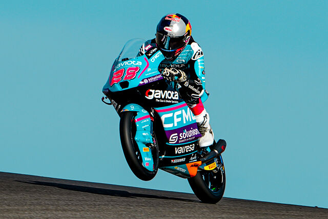 M�ximo Quiles, compitiendo en el Aut�dromo Internacional de Algarve en Portimao.