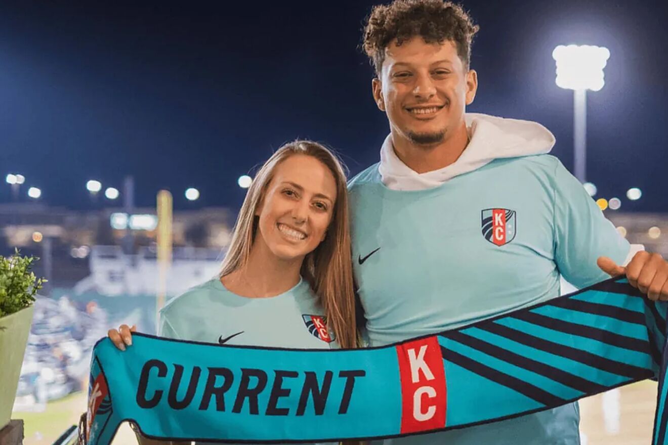 Brittany and Patrick Mahomes are co-owners of the Kansas City Current...