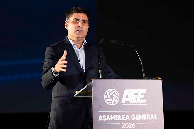David Aganzo, en la Asamblea General Ordinaria 2026de la AFE