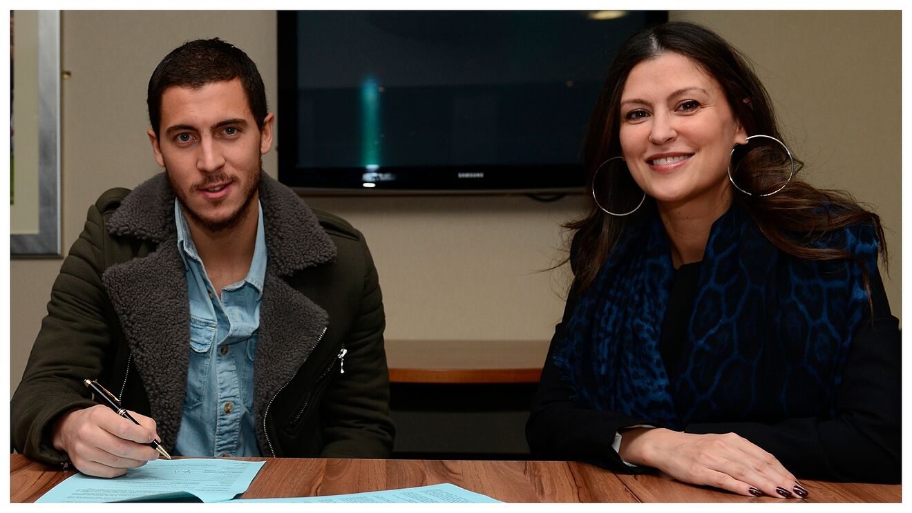 Marina Granovskaia firma un contrato de renovaci�n con Eden Hazard.