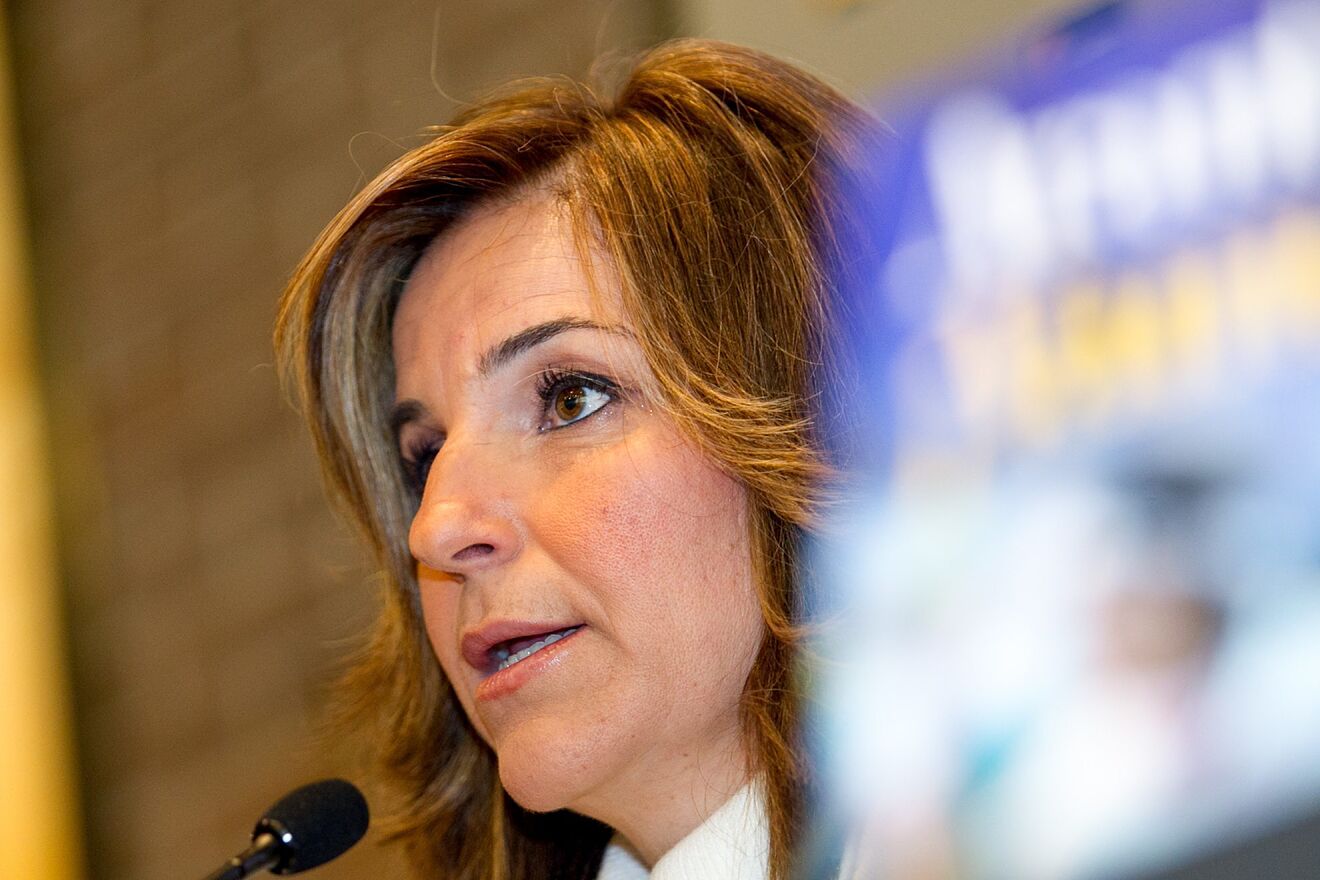 Arantxa, en la presentaci�n de su libro 'Vamos' / Germ�n Parga