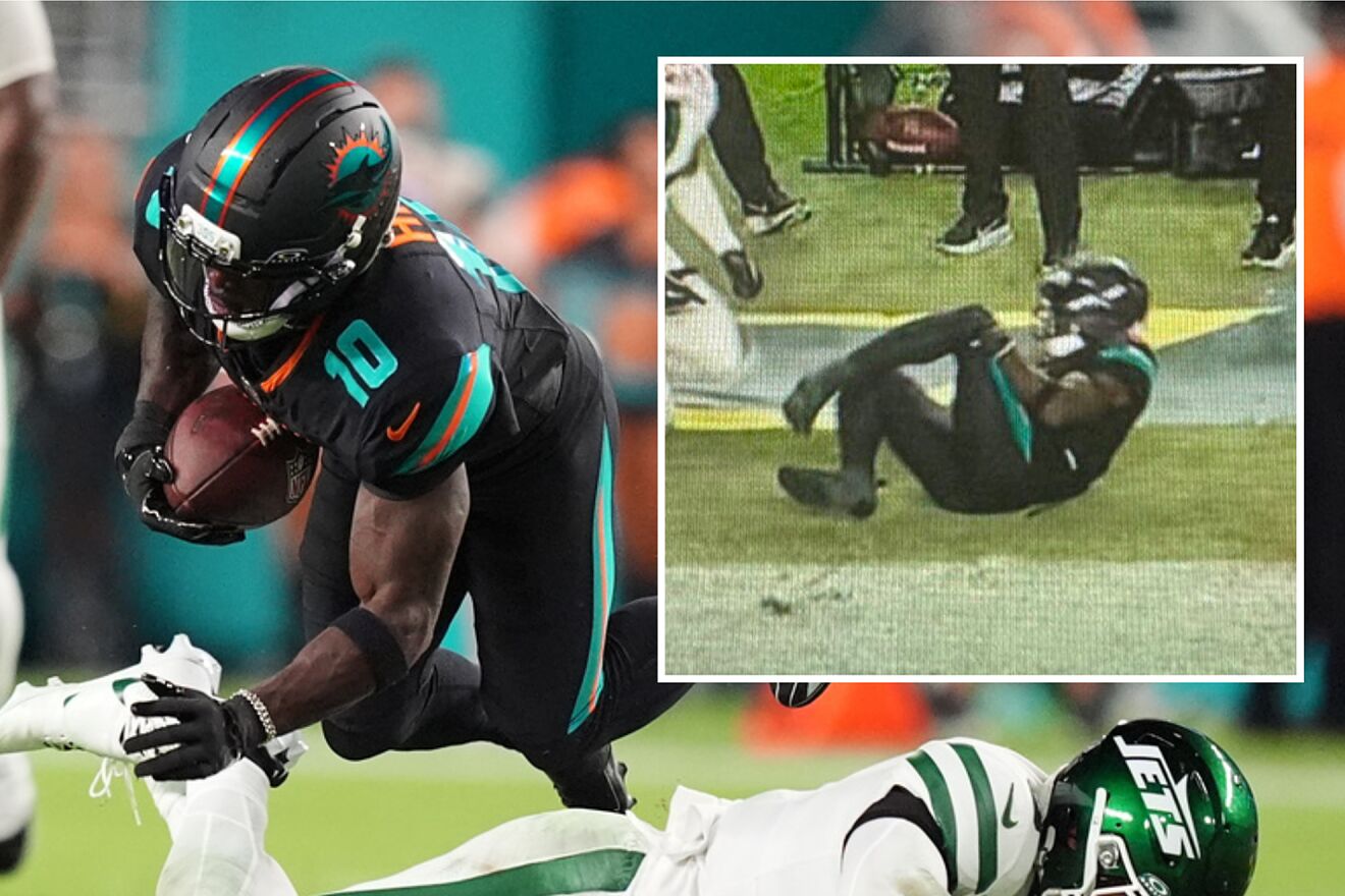 Tyreek Hill Injury Update: Dolphins wide receiver suffers horrific leg...