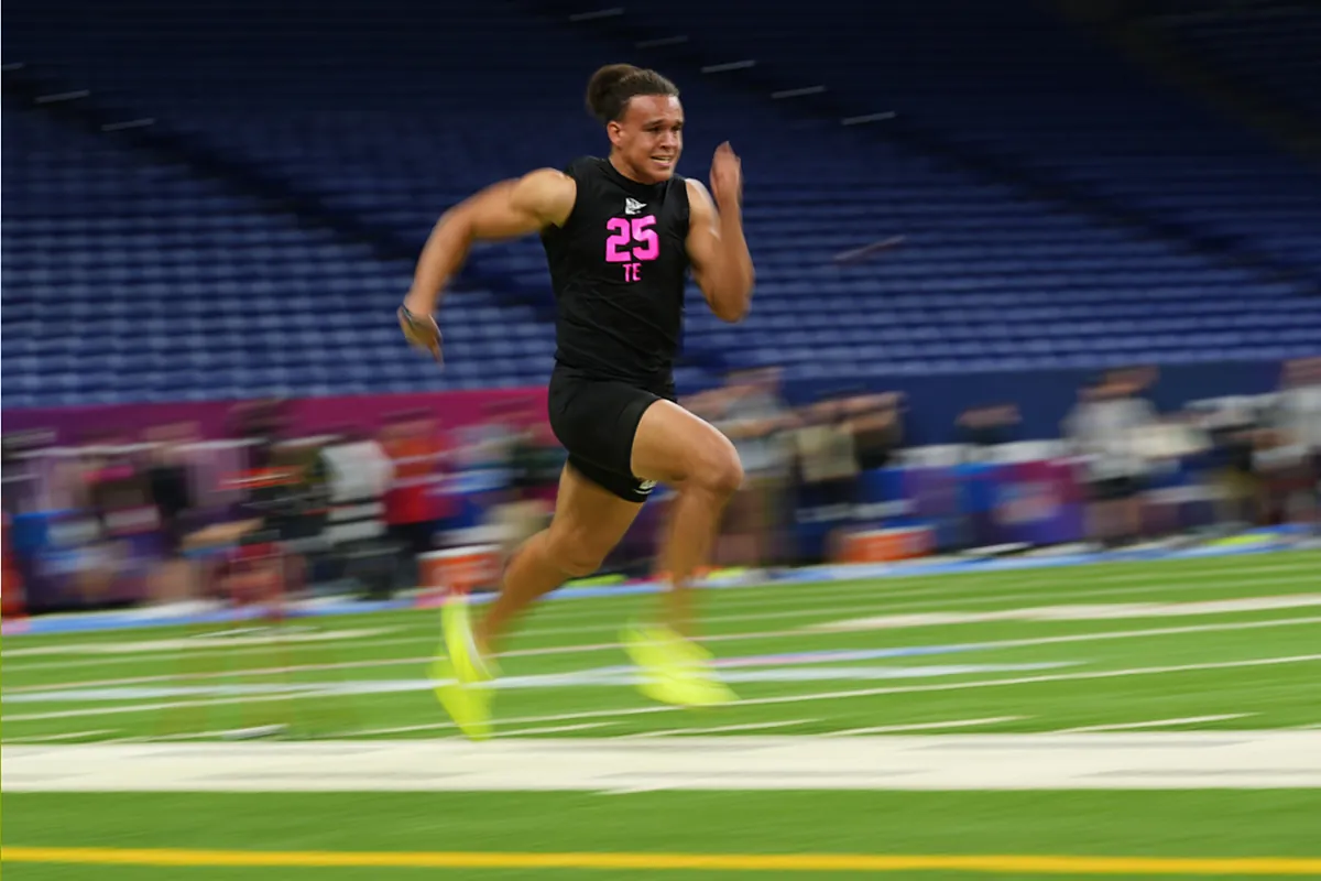 Eli Stowers makes NFL Combine history after position switch from QB to TE