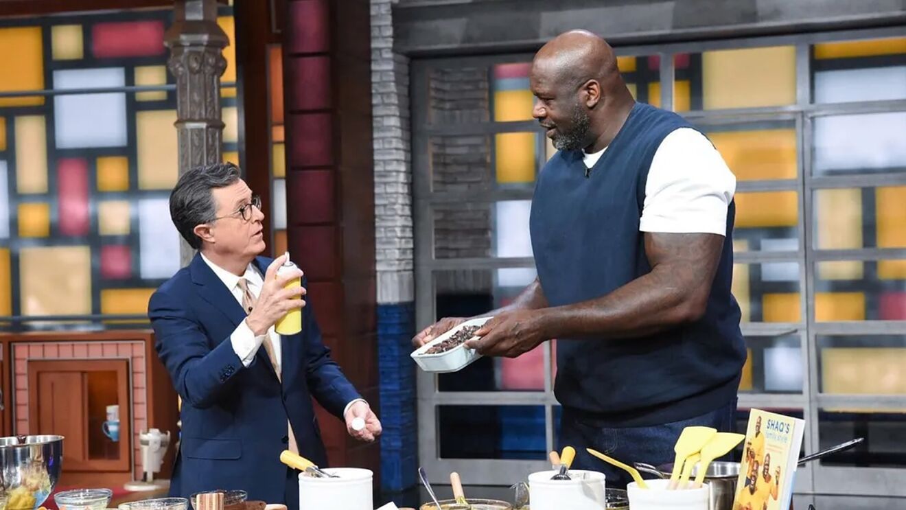 Shaquille O'Neal on Stephen Colbert