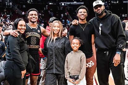 Bronny is resting at home, hospital released statement following his  discharge | Marca