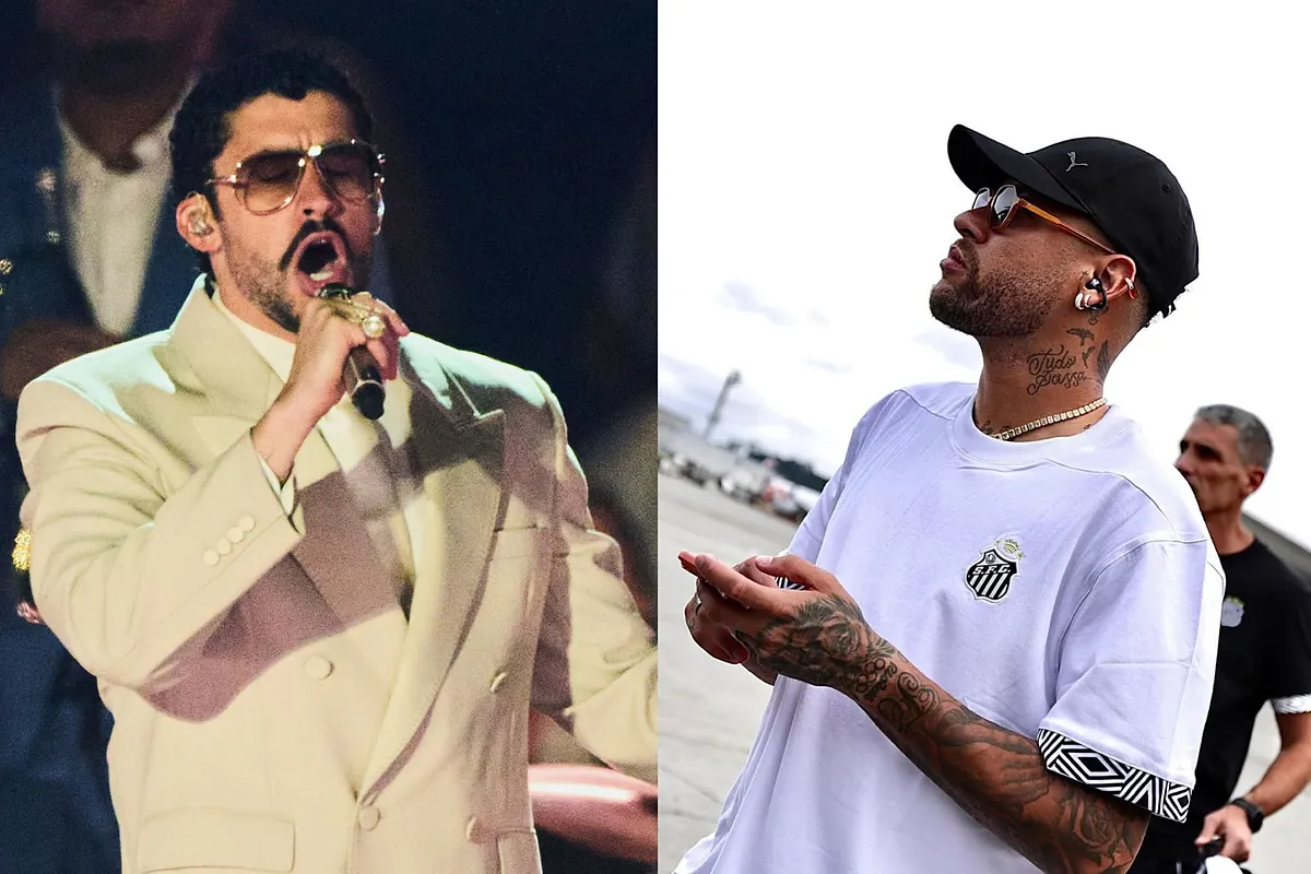 Neymar Jr. shows his admiration for Bad Bunny during a viral goal celebration
