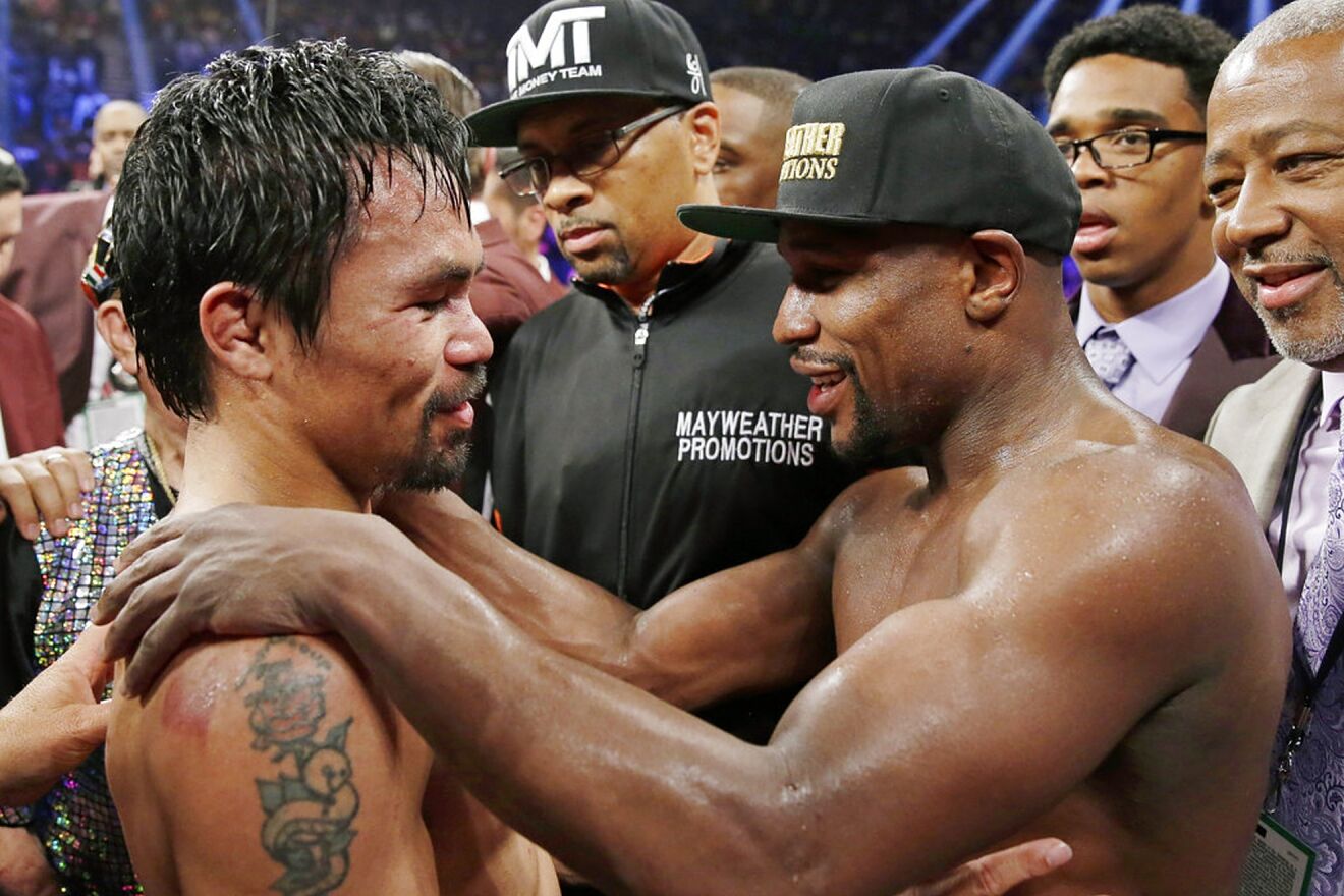 Floyd Mayweather Jr. put the promotion of his rematch against Manny...