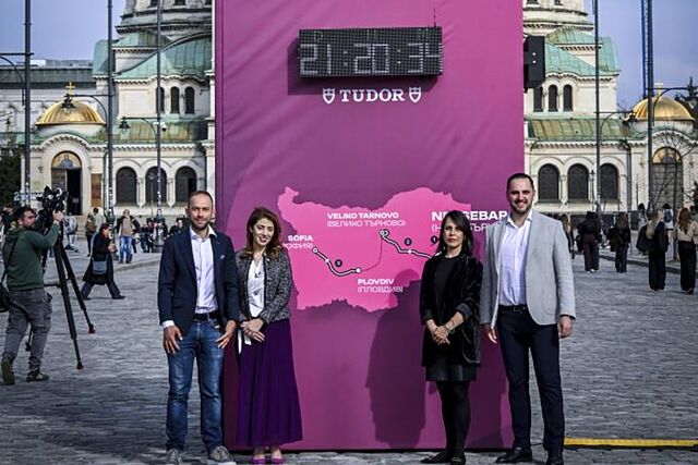 Salida del Giro en Bulgaria