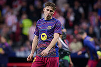 Ferm�n, durante un partido del Barcelona.
