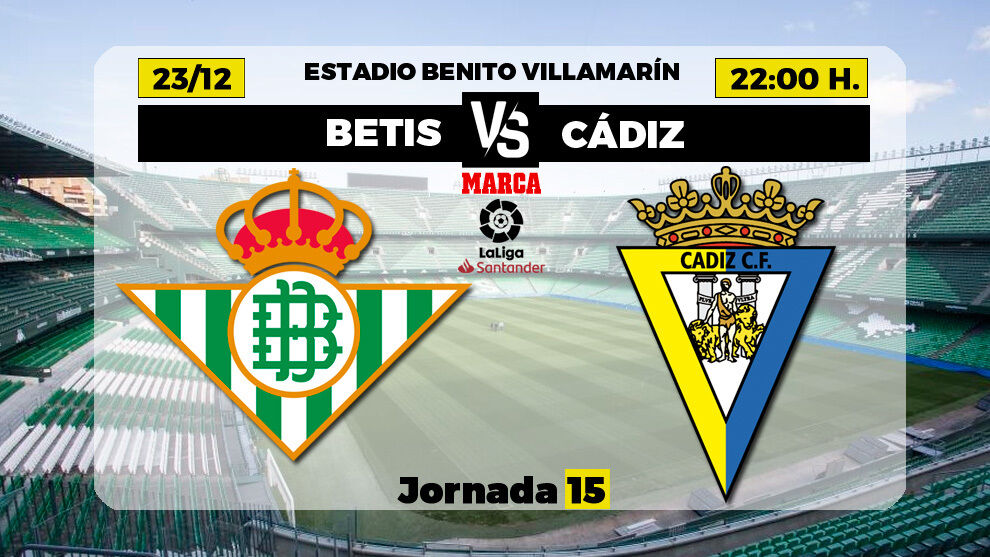 La Liga Santander: Betis - Cádiz: horario y dónde ver por TV el partido ...