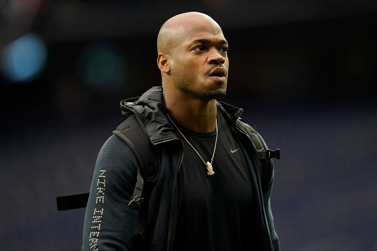 Former NFL star running back Adrian Peterson.