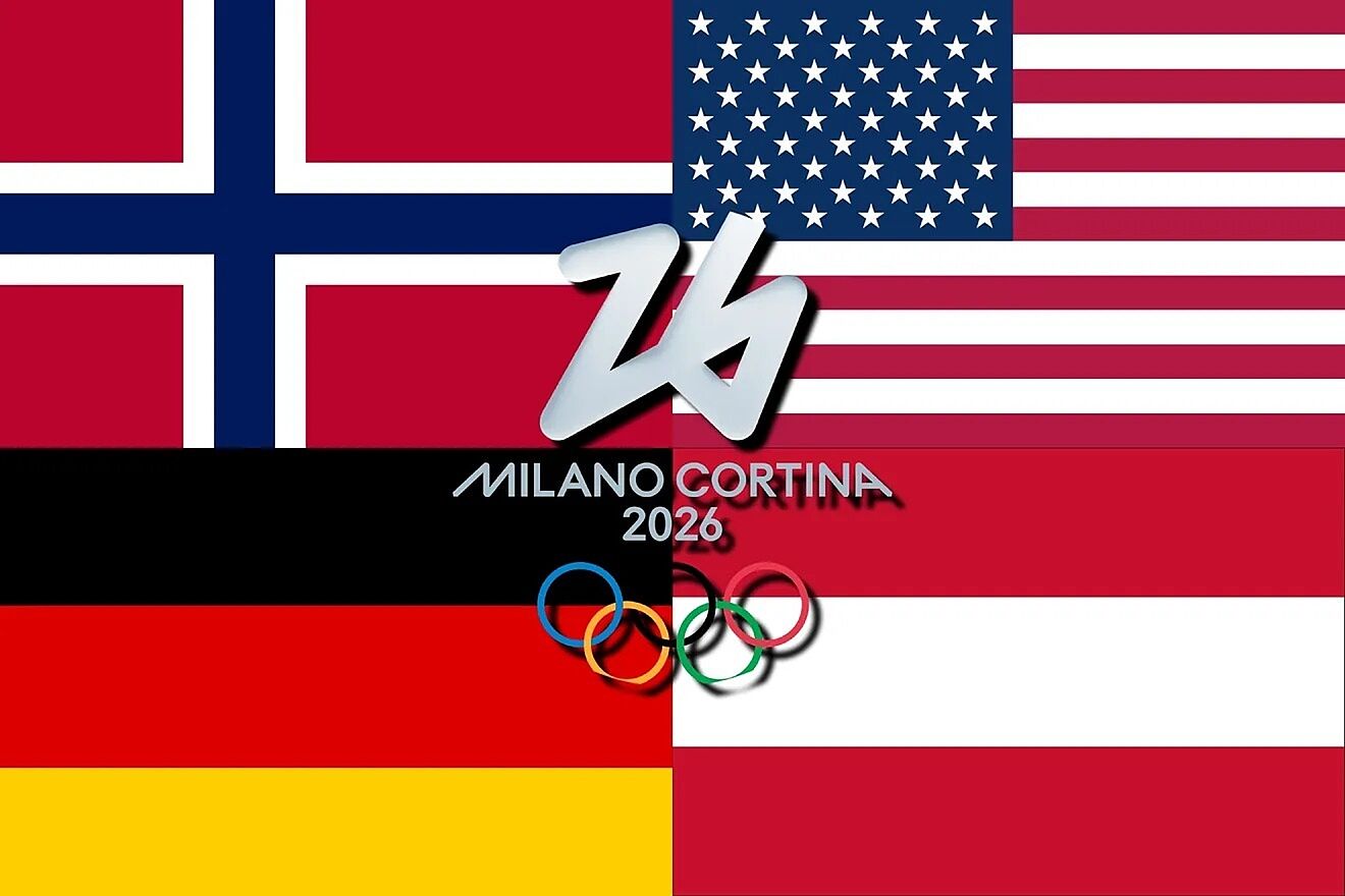 Countries with the most medals at the Winter Olympics.