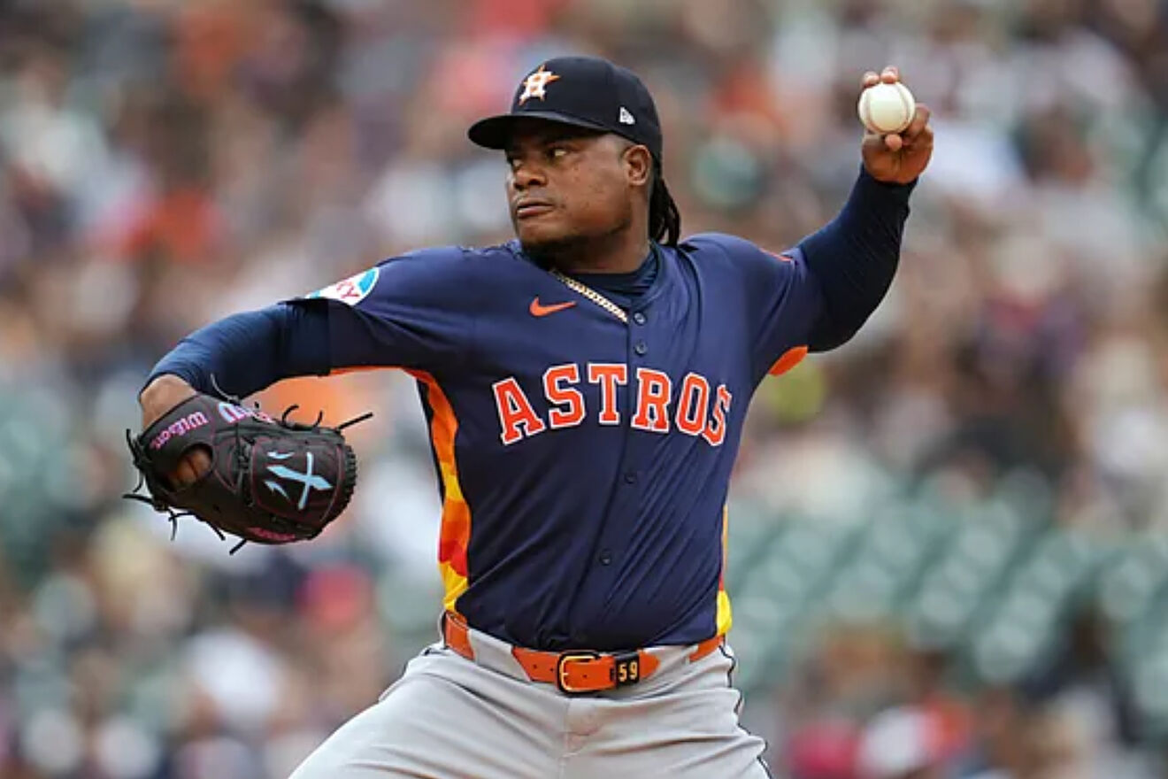 Framber Valdez, the pitcher who has recently been linked to the Mets/