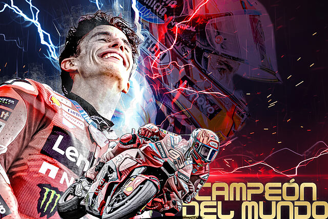 Marc M�rquez ya es nueve veces campe�n del mundo.