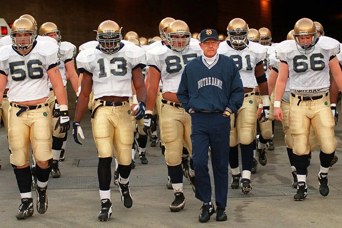 Lou Holtz the legendary coach whose three questions became his blueprint for building better men through football