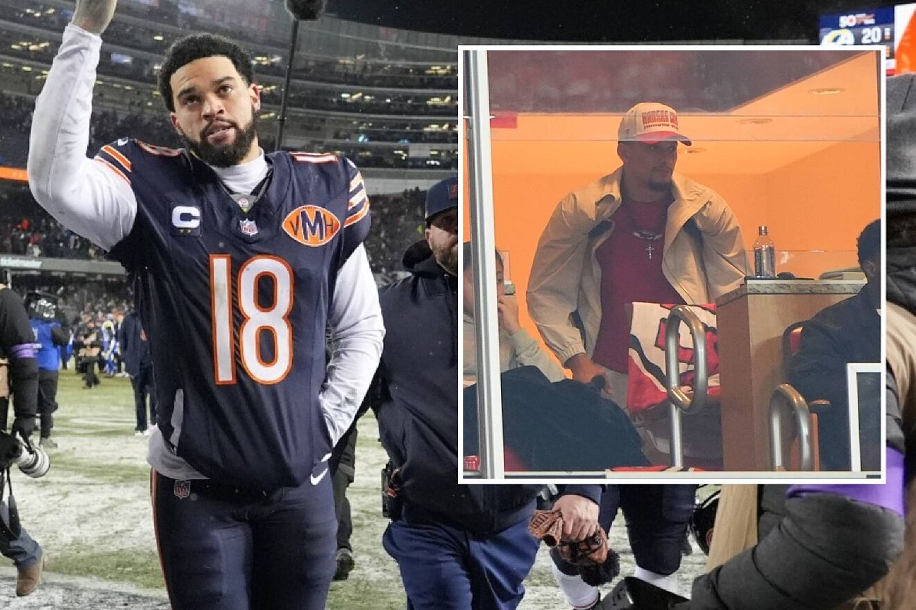 Patrick Mahomes' sharp comment on Caleb Williams after Bears' elimination by the Rams
