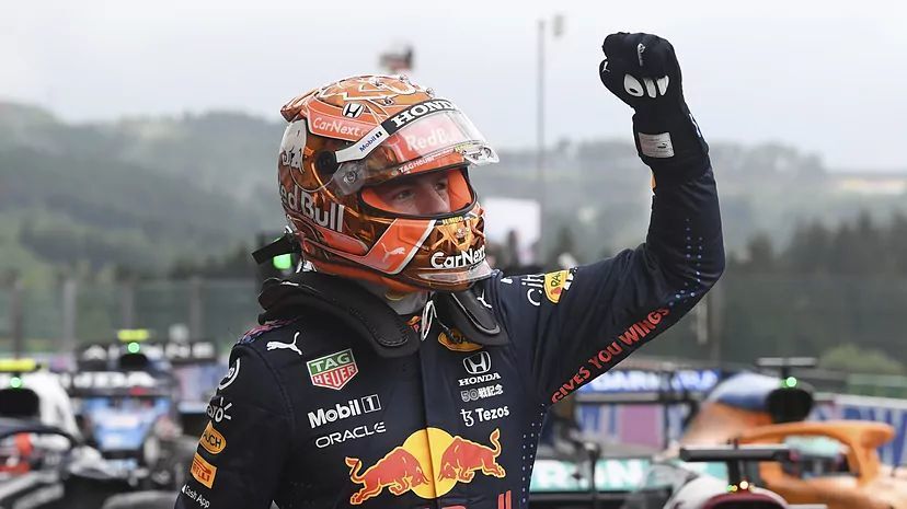 Verstappen and Russell are first and second in rainy Belgian GP qualifying