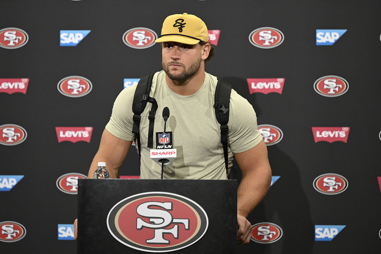 San Francisco 49ers defensive end Nick Bosa