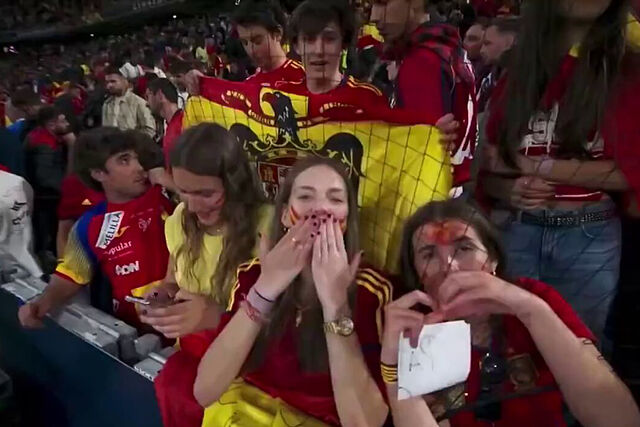 La bandera preconstitucional mostrada en M�nich