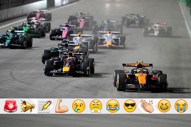 La salida en Las Vegas.