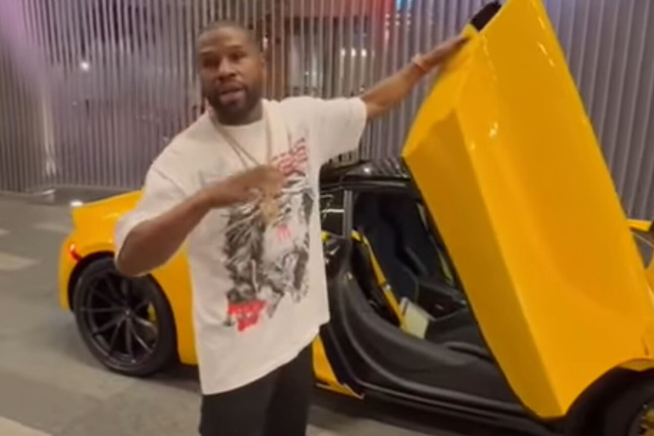 Floyd Mayweather buys a McLaren to make everybody envious