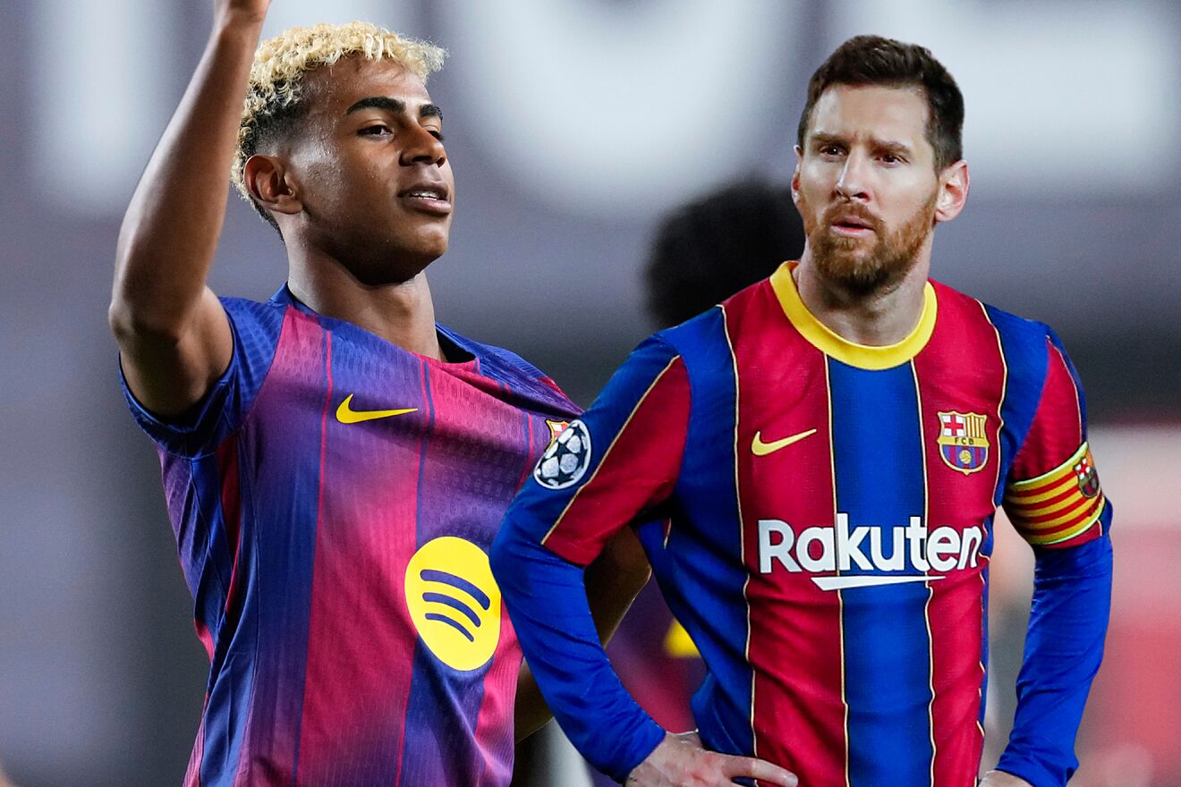 Lamine Yamal & Lionel Messi - FC Barcelona