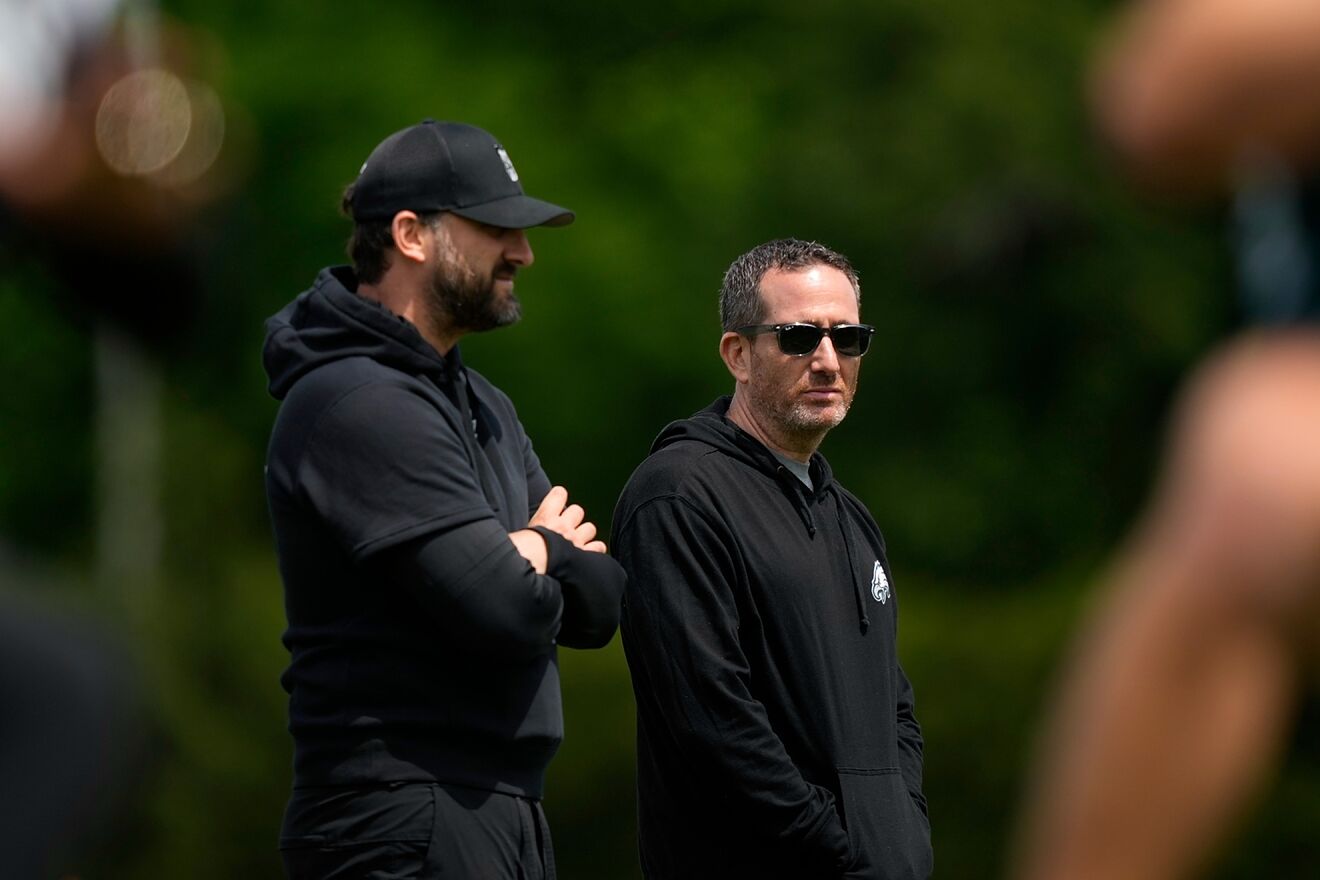 Nick Sirianni (L) and Howie Roseman have already made the necessary...