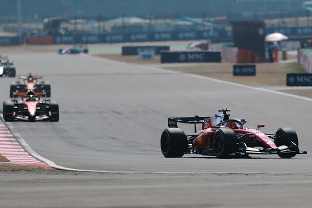 Imagen de la carrera sprint en China.