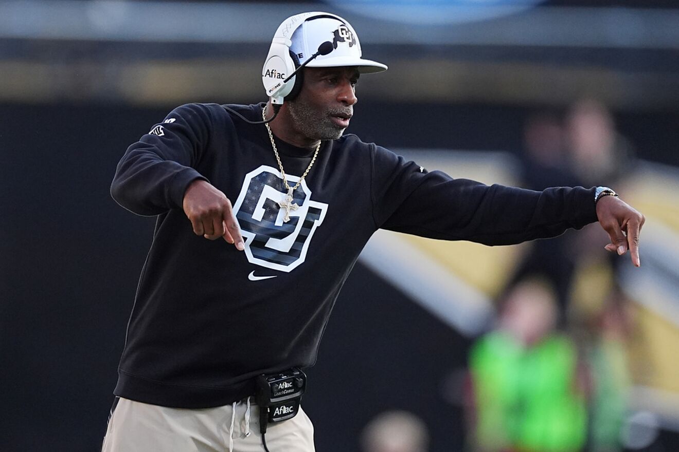 Colorado head coach Deion Sanders